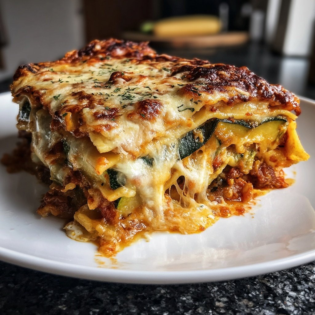 Lasagne mit Zucchini und Aubergine
