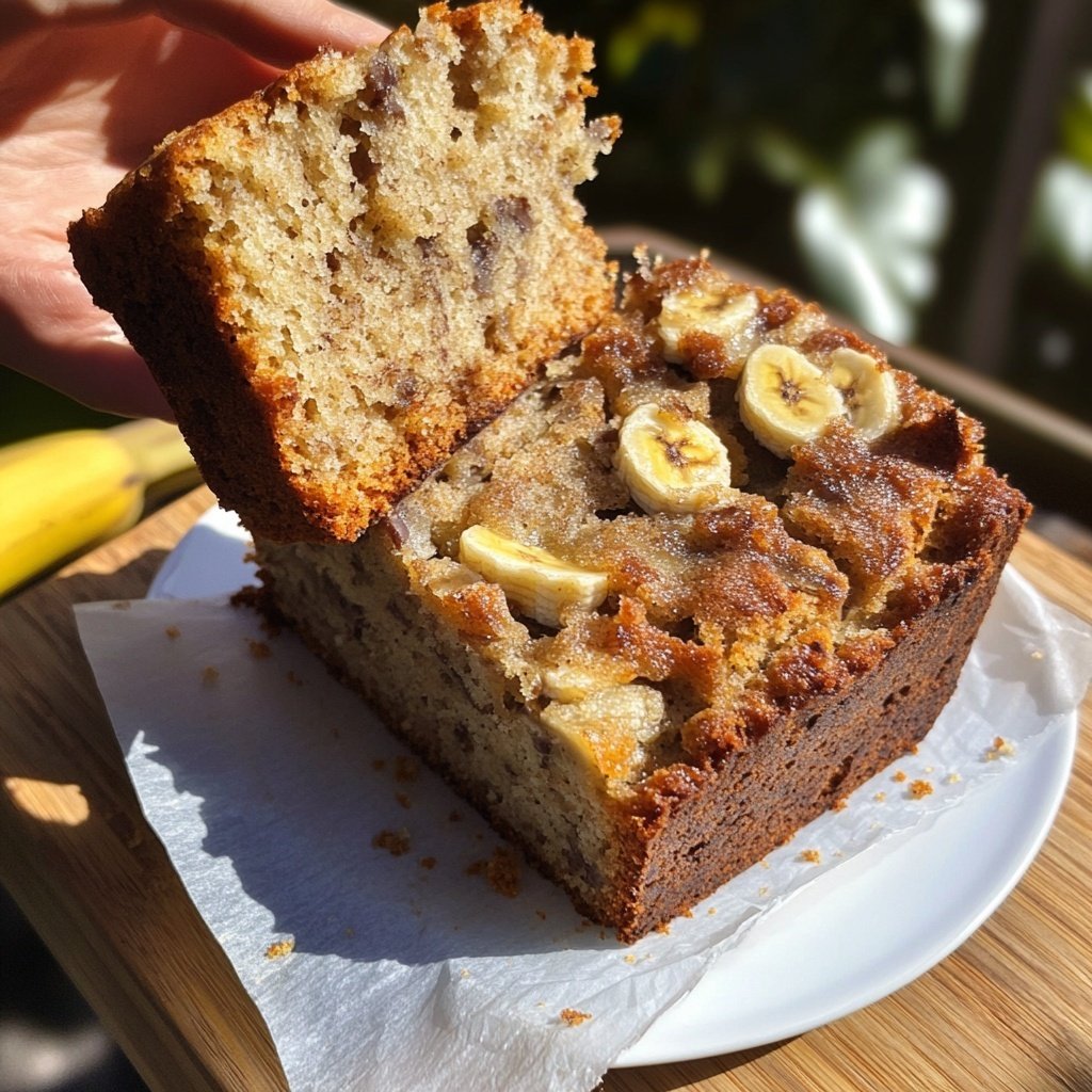 Einfaches Bananenbrot