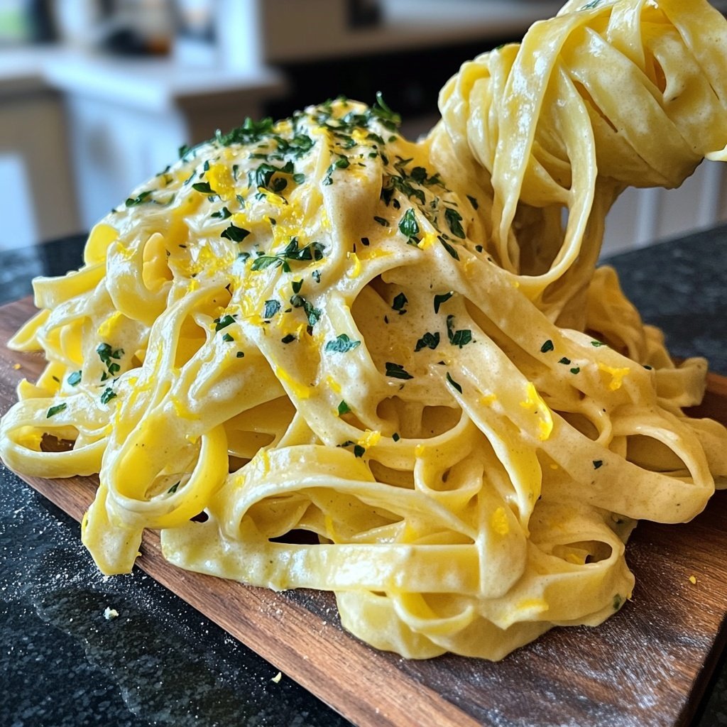 Tagliatelle mit Zitronensauce