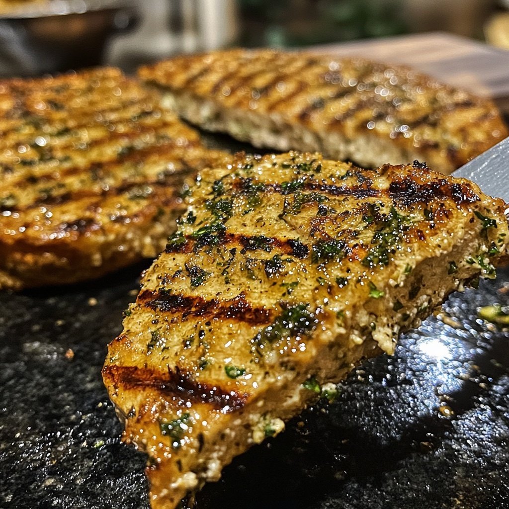 Hähnchenbrust mit Zitronen Kräuter Marinade