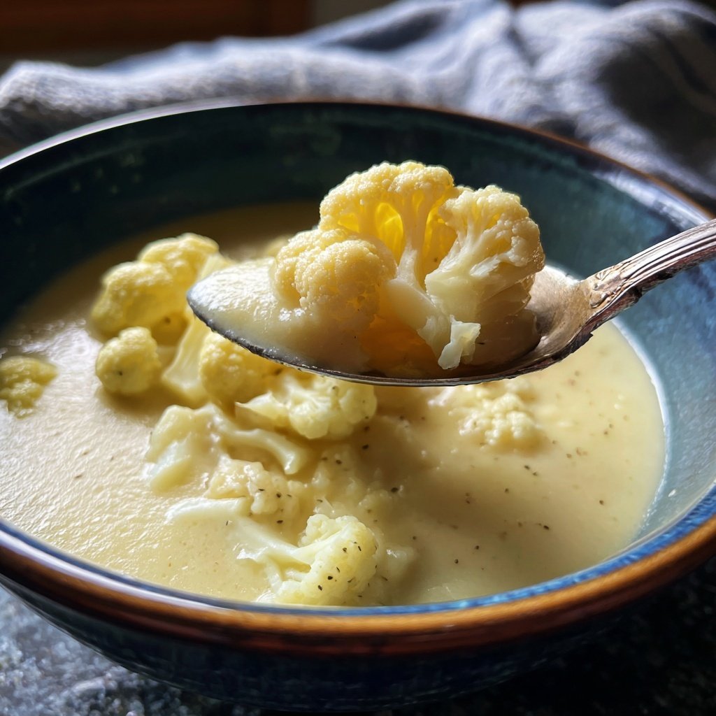 Blumenkohlsuppe cremig vegan