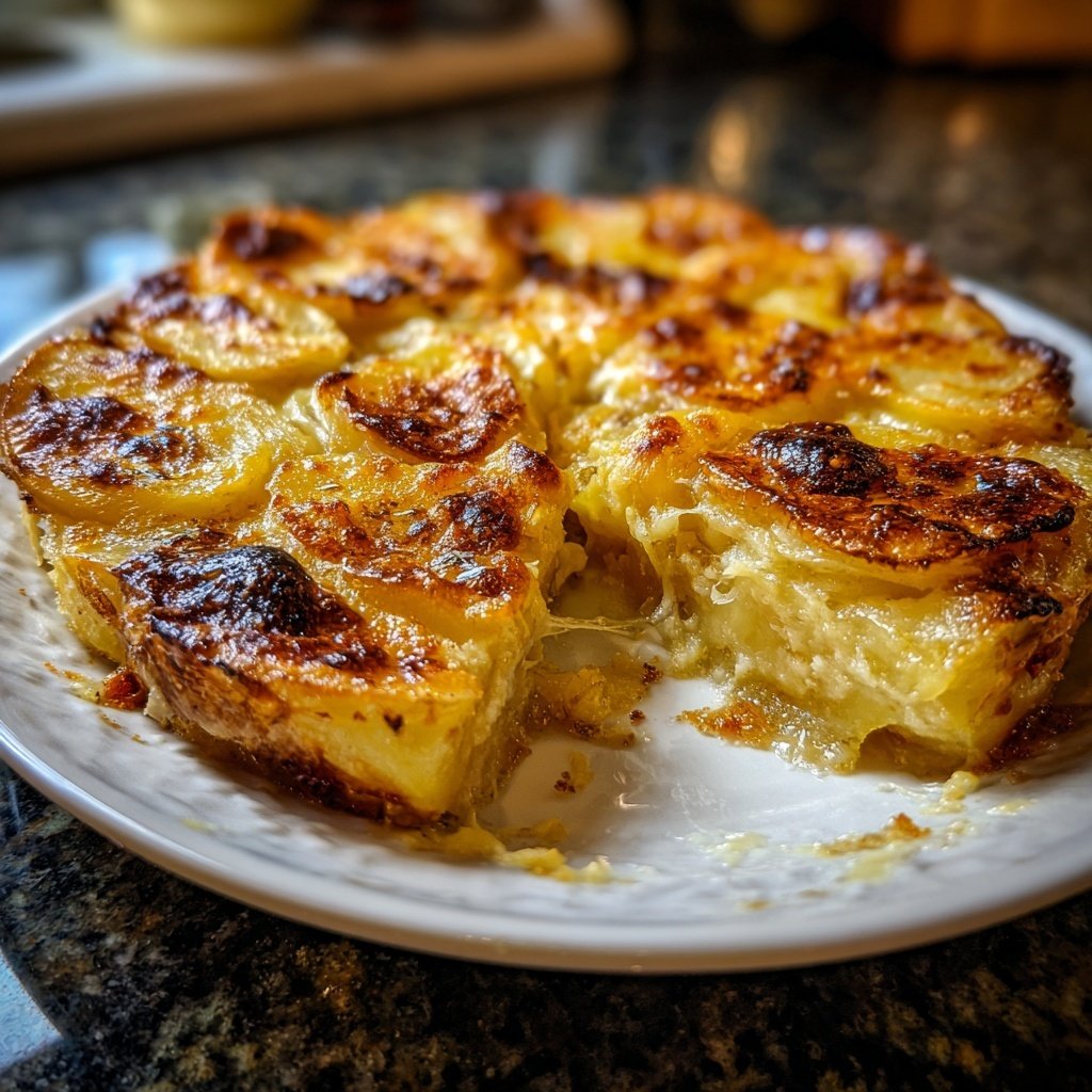Kartoffelgratin mit Sahne