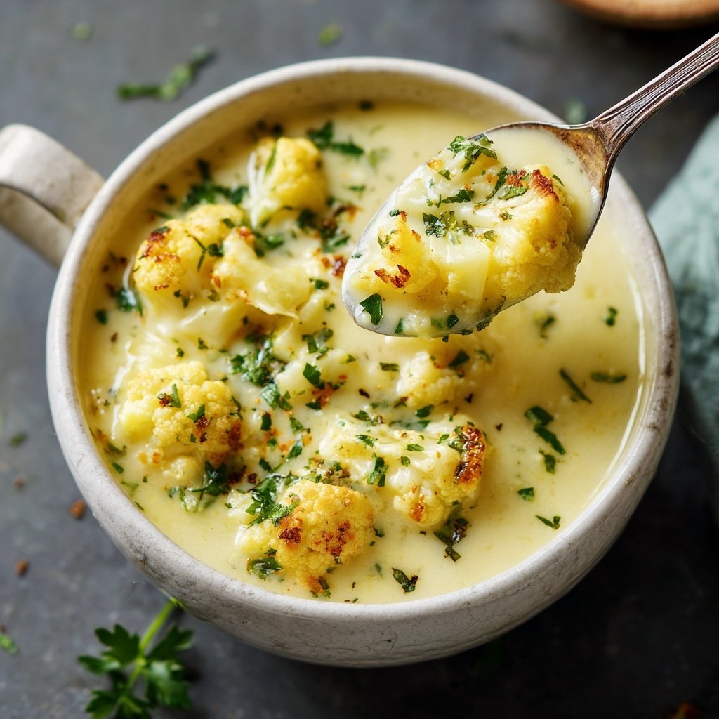 Blumenkohlsuppe cremig